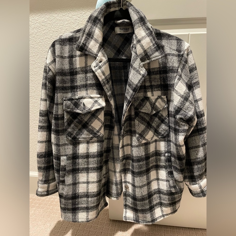 Europa The Label Fleece Flannel Overcoat/Jacket